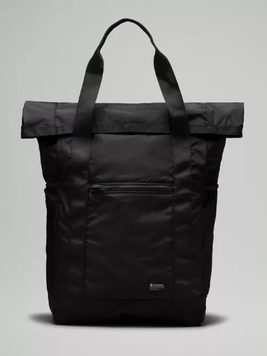 lululemon athletica Handbags - lululemon athletica Packable Roll-Top Backpack - Black
